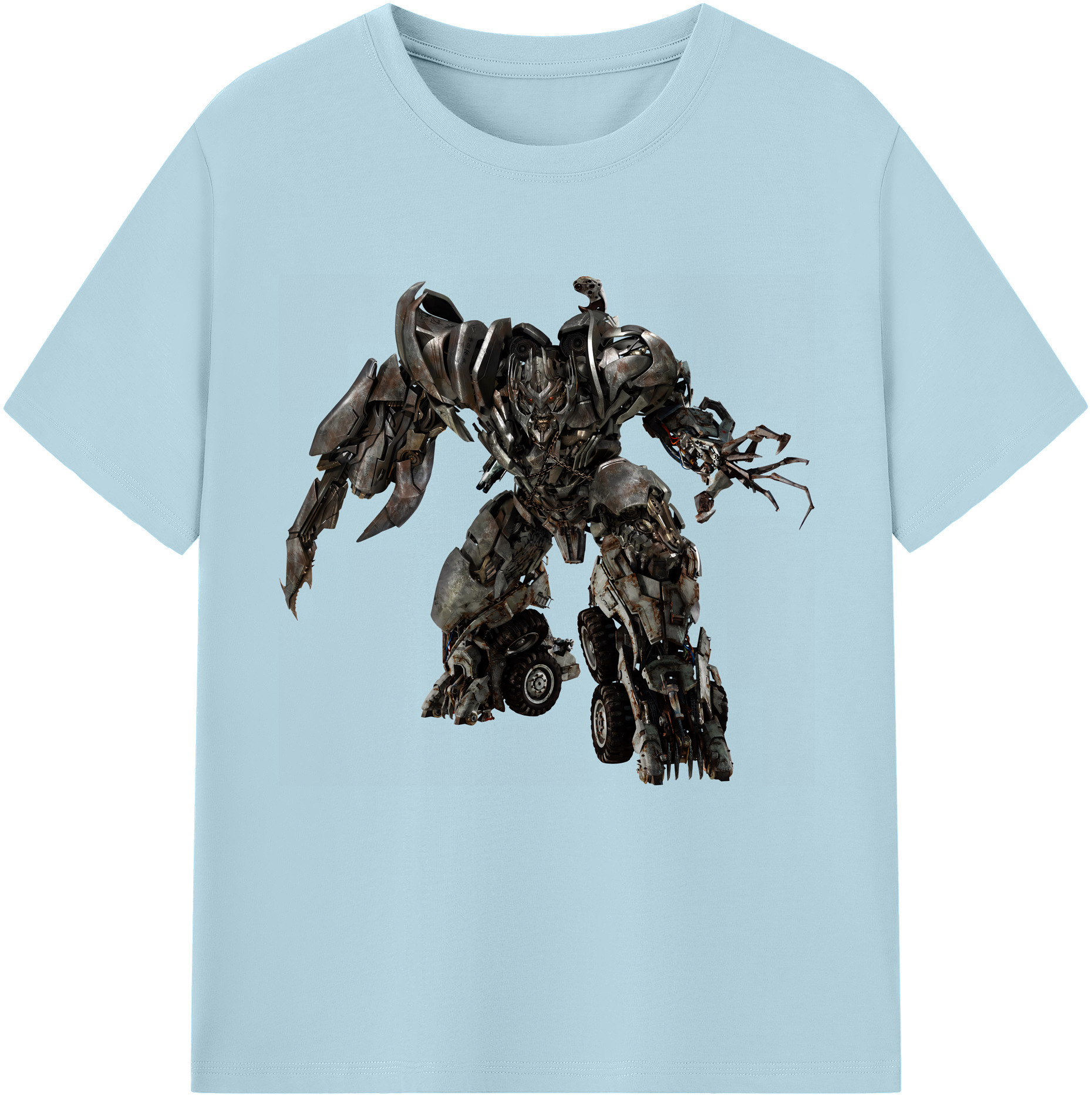 （画像用） Transformers トランスフォーマー 綿100％半袖Tシャツ（フロントプリント）